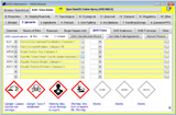 SDS Software screenshot: GHS classifiation