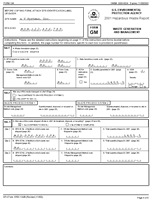 Waste Software screenshot: Form GM